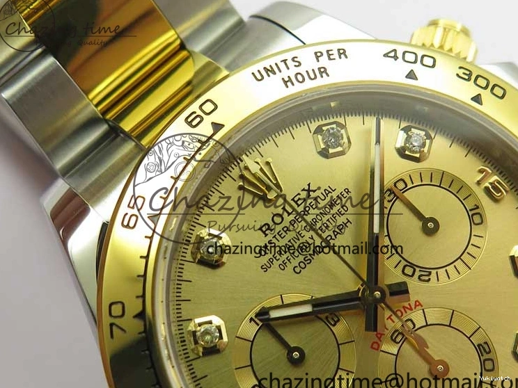 116508 SA4130 YG Case Best SS Bracelet YG Noob SS Dial Crystal 904L Daytona YG 1:1 Edition and 0109